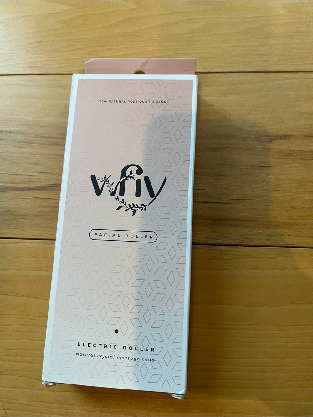 Vibrating Rose Quartz Facial Massager – De-Puffing + Skincare Tool